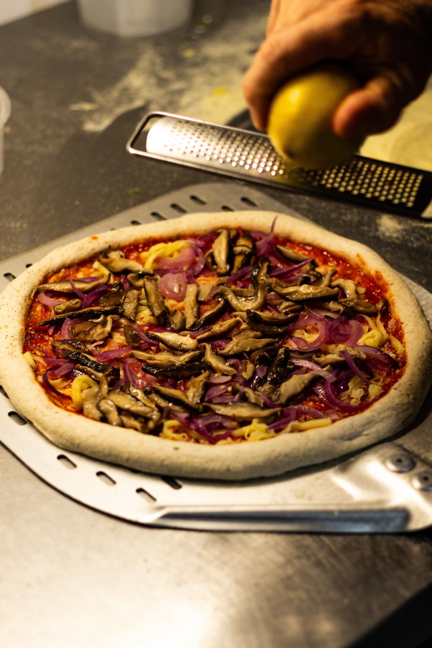 Pizza de Shitake Orgânica