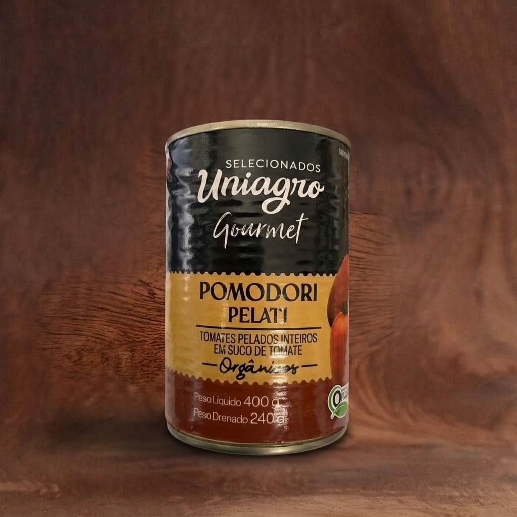 Tomate Pelado Inteiro Orgânico Uniagro Gourmet – 400g
